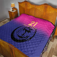 Custom UAE Cricket Quilt United Arab Emirates Falcon Sporty Pattern - Wonder Print Shop