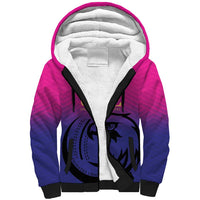 Custom UAE Cricket Sherpa Hoodie United Arab Emirates Falcon Sporty Pattern - Wonder Print Shop