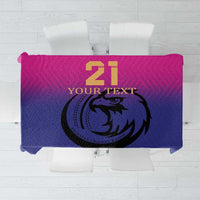 Custom UAE Cricket Tablecloth United Arab Emirates Falcon Sporty Pattern - Wonder Print Shop