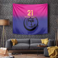 Custom UAE Cricket Tapestry United Arab Emirates Falcon Sporty Pattern - Wonder Print Shop