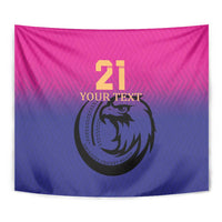 Custom UAE Cricket Tapestry United Arab Emirates Falcon Sporty Pattern - Wonder Print Shop