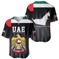 United Arab Emirates Baseball Jersey UAE Emblem Hawk of Quraish LT9 - Wonder Print Shop