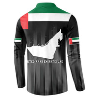 United Arab Emirates Button Sweatshirt UAE Emblem Hawk of Quraish LT9 - Wonder Print Shop