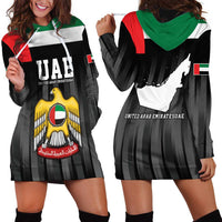United Arab Emirates Hoodie Dress UAE Emblem Hawk of Quraish - Wonder Print Shop