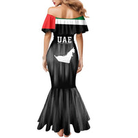 United Arab Emirates Mermaid Dress UAE Emblem Hawk of Quraish - Wonder Print Shop