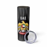 United Arab Emirates Skinny Tumbler UAE Emblem Hawk of Quraish - Wonder Print Shop