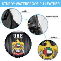 United Arab Emirates Spare Tire Cover UAE Emblem Hawk of Quraish - Wonder Print Shop