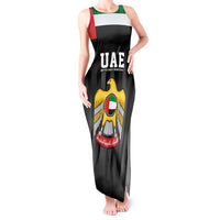 United Arab Emirates Tank Maxi Dress UAE Emblem Hawk of Quraish - Wonder Print Shop