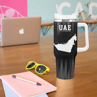 United Arab Emirates Tumbler With Handle UAE Emblem Hawk of Quraish - Wonder Print Shop