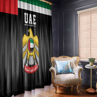United Arab Emirates Window Curtain UAE Emblem Hawk of Quraish - Wonder Print Shop