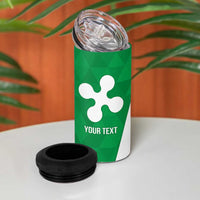 Personalized Italy Lombardy 4 in 1 Can Cooler Tumbler Inspiration Flags Style