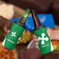 Personalized Italy Lombardy 4 in 1 Can Cooler Tumbler Inspiration Flags Style