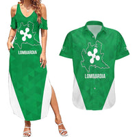 Personalized Italy Lombardy Couples Matching Summer Maxi Dress and Hawaiian Shirt Inspiration Flags Style