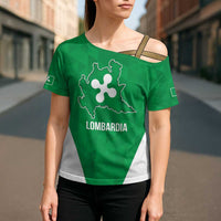 Personalized Italy Lombardy Cross Shoulder Shirt Inspiration Flags Style - Wonder Print Shop