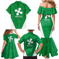 Personalized Italy Lombardy Family Matching Mermaid Dress and Hawaiian Shirt Inspiration Flags Style