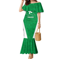Personalized Italy Lombardy Family Matching Mermaid Dress and Hawaiian Shirt Inspiration Flags Style