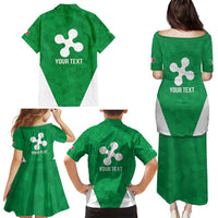 Personalized Italy Lombardy Family Matching Puletasi and Hawaiian Shirt Inspiration Flags Style