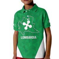 Personalized Italy Lombardy Kid Polo Shirt Inspiration Flags Style