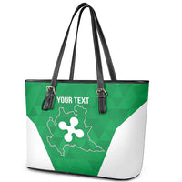 Personalized Italy Lombardy Leather Tote Bag Inspiration Flags Style