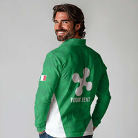 Personalized Italy Lombardy Long Sleeve Polo Shirt Inspiration Flags Style