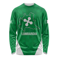 Personalized Italy Lombardy Long Sleeve Shirt Inspiration Flags Style