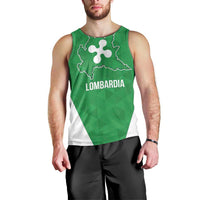 Personalized Italy Lombardy Men Tank Top Inspiration Flags Style