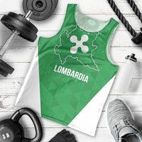 Personalized Italy Lombardy Men Tank Top Inspiration Flags Style