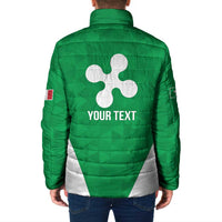 Personalized Italy Lombardy Padded Jacket Inspiration Flags Style - Wonder Print Shop