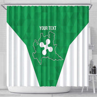 Personalized Italy Lombardy Shower Curtain Inspiration Flags Style