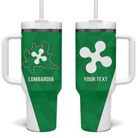 Personalized Italy Lombardy Tumbler With Handle Inspiration Flags Style