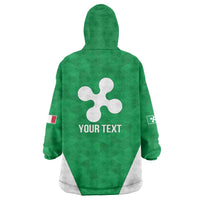 Personalized Italy Lombardy Wearable Blanket Hoodie Inspiration Flags Style