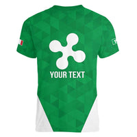 Personalized Italy Lombardy Women V-Neck T-Shirt Inspiration Flags Style