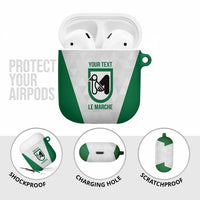 Personalized Italy Marche AirPods Case Inspiration Flags Style - Wonder Print Shop
