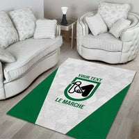 Personalized Italy Marche Area Rug Inspiration Flags Style