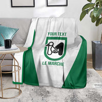 Personalized Italy Marche Blanket Inspiration Flags Style