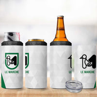 Personalized Italy Marche 4 in 1 Can Cooler Tumbler Inspiration Flags Style