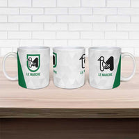 Personalized Italy Marche Ceramic Mug Inspiration Flags Style - Wonder Print Shop
