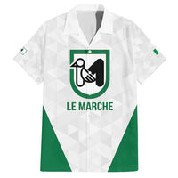 Personalized Italy Marche Family Matching Short Sleeve Bodycon Dress and Hawaiian Shirt Inspiration Flags Style