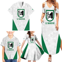 Personalized Italy Marche Family Matching Summer Maxi Dress and Hawaiian Shirt Inspiration Flags Style