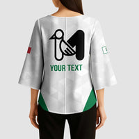 Personalized Italy Marche Kimono Sleeve Blouse Inspiration Flags Style - Wonder Print Shop