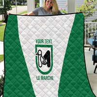 Personalized Italy Marche Quilt Inspiration Flags Style