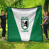 Personalized Italy Marche Quilt Inspiration Flags Style