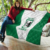 Personalized Italy Marche Quilt Inspiration Flags Style