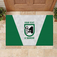 Personalized Italy Marche Rubber Doormat Inspiration Flags Style