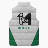 Personalized Italy Marche Sleeveless Puffer Jacket Inspiration Flags Style - Wonder Print Shop