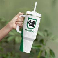 Personalized Italy Marche Tumbler With Handle Inspiration Flags Style