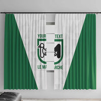 Personalized Italy Marche Window Curtain Inspiration Flags Style