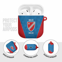 Personalized Italy Molise AirPods Case Inspiration Flags Style - Wonder Print Shop