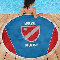 Personalized Italy Molise Beach Blanket Inspiration Flags Style