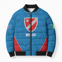 Personalized Italy Molise Bomber Puffer Jacket Inspiration Flags Style - Wonder Print Shop